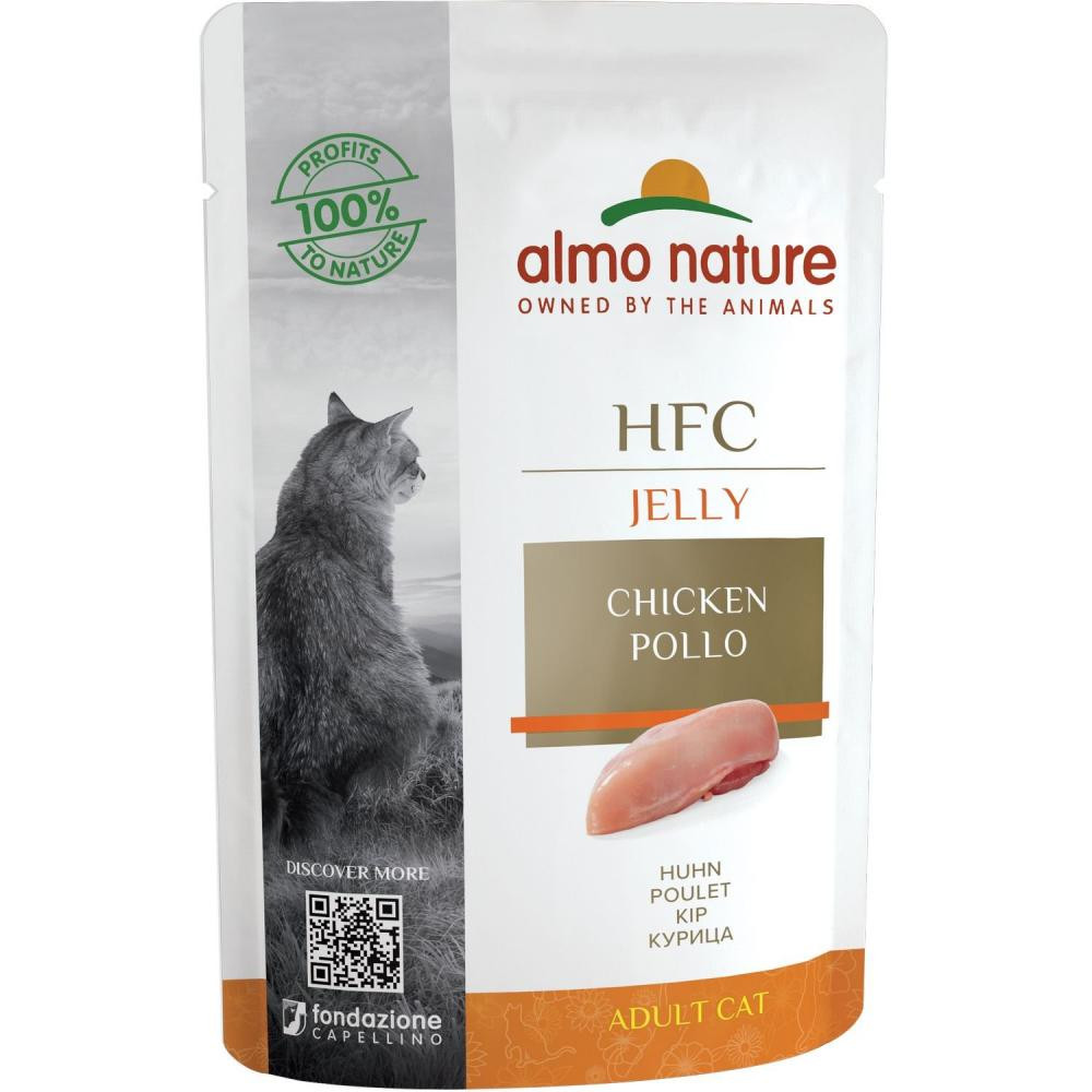 Almo Nature HFC Cat Jelly Chicken 55 г (8001154124736) - зображення 1