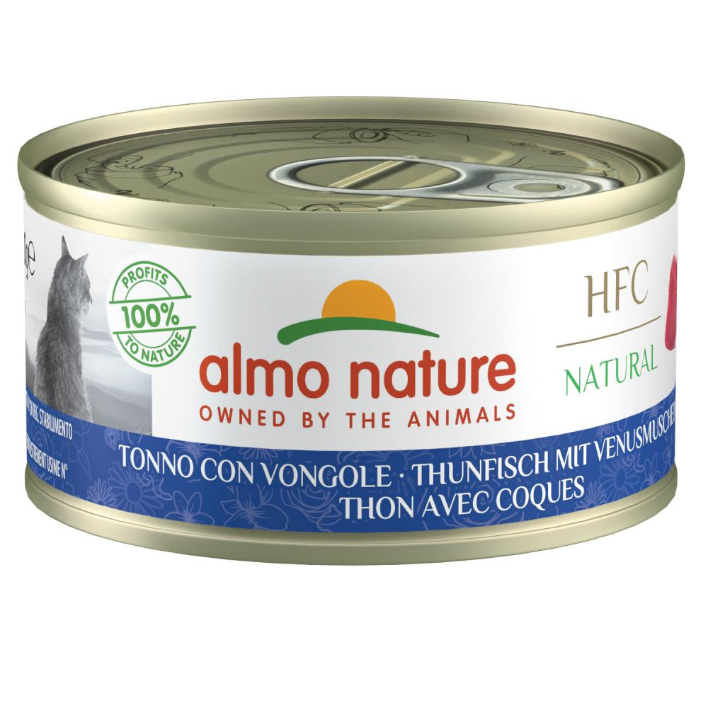 Almo Nature HFC Natural Adult Cat Tuna Clams 70 г (8001154120929) - зображення 1