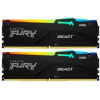 Kingston FURY 64 GB (2x32GB) DDR5 5600 MHz Beast RGB EXPO (KF556C36BBEAK2-64) - зображення 1