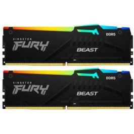   Kingston FURY 64 GB (2x32GB) DDR5 5600 MHz Beast RGB EXPO (KF556C36BBEAK2-64)