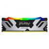 Kingston FURY 16 GB DDR5 7200 MHz Renegade Silver/Black RGB (KF572C38RSA-16) - зображення 1