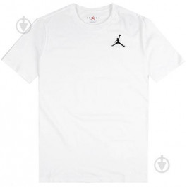   Nike Біла чоловіча футболка  M J JUMPMAN EMB SS CREW DC7485-100