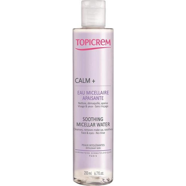 Topicrem Успокаивающая мицеллярная вода  Calm+ Soothing Micellar Water для снятия макияжа 200 мл (37002817039 - зображення 1