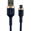 Mibrand MI-71 USB Micro 2.4A 1m Navy Blue (MIDC/71MNB) - зображення 1