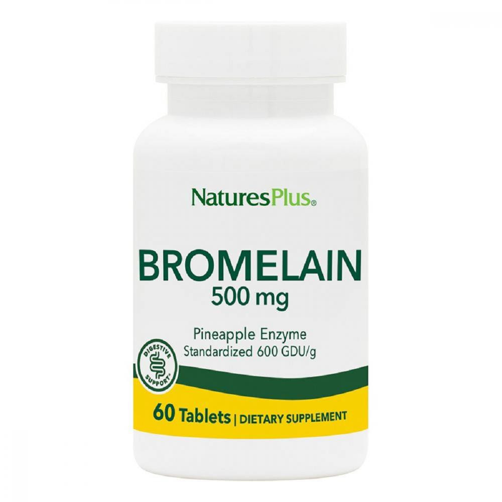 Nature's Plus Bromelain 500 мг 60 таб - зображення 1