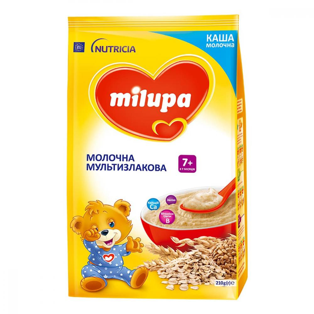 Milupa Молочная каша Мультизлаковая, 210 г - зображення 1