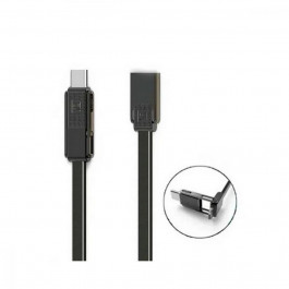   REMAX RC-070th Gplex Combo 3-in-1 Lightning/MicroUSB/Type-C 1m Dark Grey