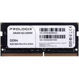   Prologix 8 GB SO-DIMM DDR4 2666 MHz (PRO8GB2666D4S)