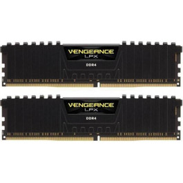   Corsair 16 GB (2x8GB) DDR4 3200 MHz Vengeance LPX Black (CMK16GX4M2Z3200C16)