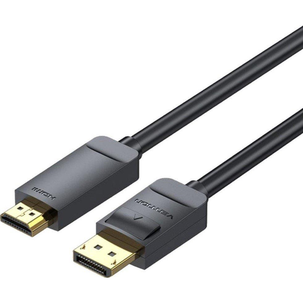 Vention DisplayPort to HDMI 1.5m Black (HAGBG) - зображення 1