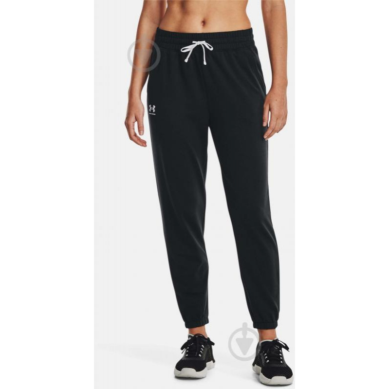 Under Armour Спортивні штани  Rival Terry Jogger-blk 1369854-001 XS (195252421267) - зображення 1