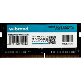   Wibrand 32 GB SO-DIMM DDR4 3200 MHz (WI3200DDR4S/32GB)