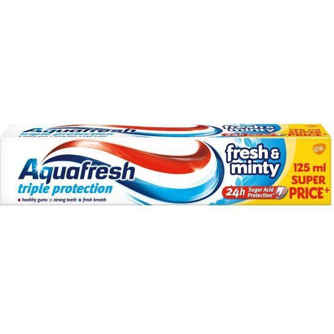 Aquafresh Зубная паста Аквафреш Освежающе-мятная 125 мл (5908311868447) - зображення 1