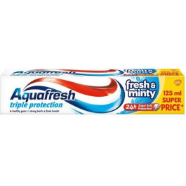   Aquafresh Зубная паста Аквафреш Освежающе-мятная 125 мл (5908311868447)