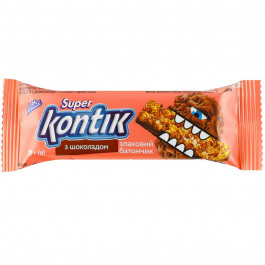   Konti Батончик  Super Kontik злаковий з шоколадом 29 г (941594) (4823088610048)