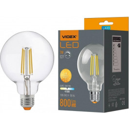   VIDEX LED Filament G95FD 7W E27 4100K 220V диммерная (VL-G95FD-07274)