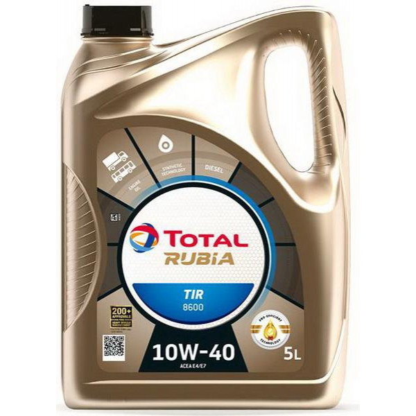 Total RUBIA TIR 8600 10W-40 5л - зображення 1