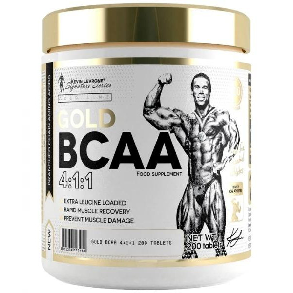 Kevin Levrone Gold BCAA 4:1:1 200 tabs - зображення 1