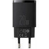 Baseus Compact Quick Charger U+C 20W Black (CCXJ-B01) - зображення 1