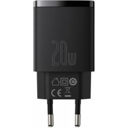   Baseus Compact Quick Charger U+C 20W Black (CCXJ-B01)