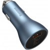 Baseus Car Charger 2хUSB-C 65W Blue (CGJP010003) - зображення 4