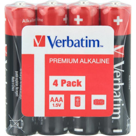   Verbatim AAA bat Alkaline 4шт Premium Micro Alkaline (49500)