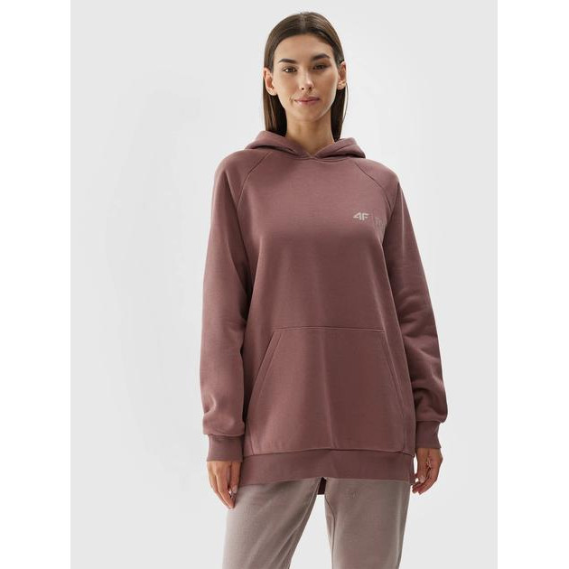 4F Худи  Sweatshirt F700 4FAW23TSWSF700-82S XS Коричневе (5904698486984) - зображення 1