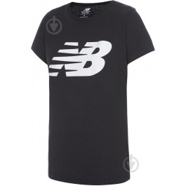   New Balance Чорна жіноча футболка  NB Classic Flying NB Tee nblWT03816BK