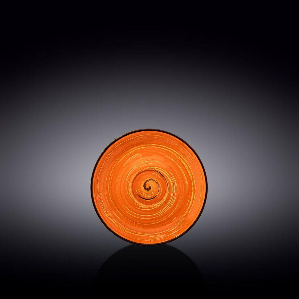 Wilmax Блюдце Spiral Orange 12 см WL-669334/B - зображення 1