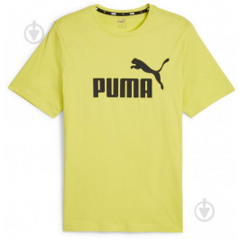   PUMA Футболка чоловіча  Essentials Foundation 58666766 M Лаймова з принтом (4099686692698)