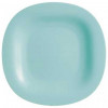 Luminarc Тарілка обідня  Carine Light Turquoise квадратна 27 см (P4127) - зображення 1