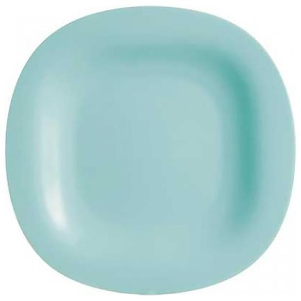 Luminarc Тарілка обідня  Carine Light Turquoise квадратна 27 см (P4127) - зображення 1