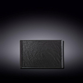   Wilmax Тарелка прямоугольная  Slatestone Black WL-661108 / A (19,5х14,5см)