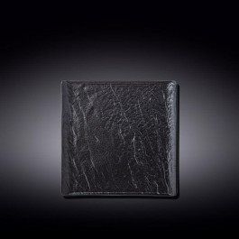   Wilmax Тарелка квадратная  Slatestone Black WL-661105 / A (17х17см)