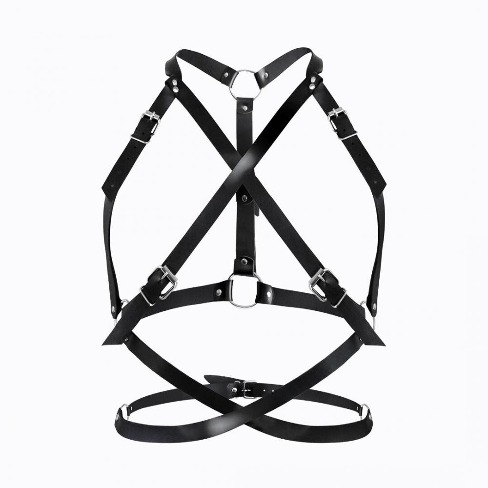 Art of Sex Agnessa Leather harness XS-M (SO8398) - зображення 1