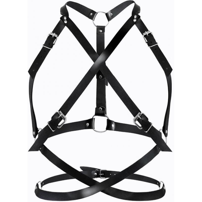 Art of Sex Agnessa Leather harness L-2XL (SO8399) - зображення 1