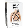 Art of Sex Agnessa Leather harness L-2XL (SO8399) - зображення 4