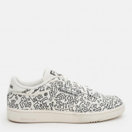   Reebok Чоловічі кеди  Club C Keith Haring GZ1458 36.5 (5.5US) 23.6 см Білий/Чорний (4065422594847)