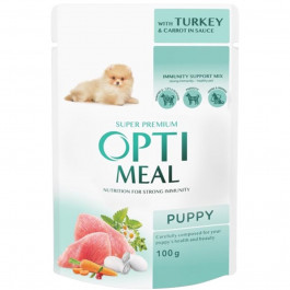   Optimeal Puppy Turkey Carrot in sauce 100 г (B2910802)