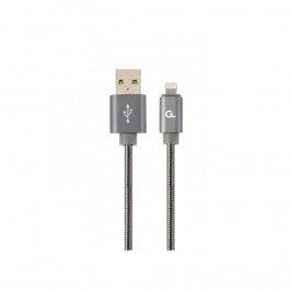   Cablexpert Premium USB/Apple Lightning Gray 1m (CC-USB2S-AMLM-1M-BG)