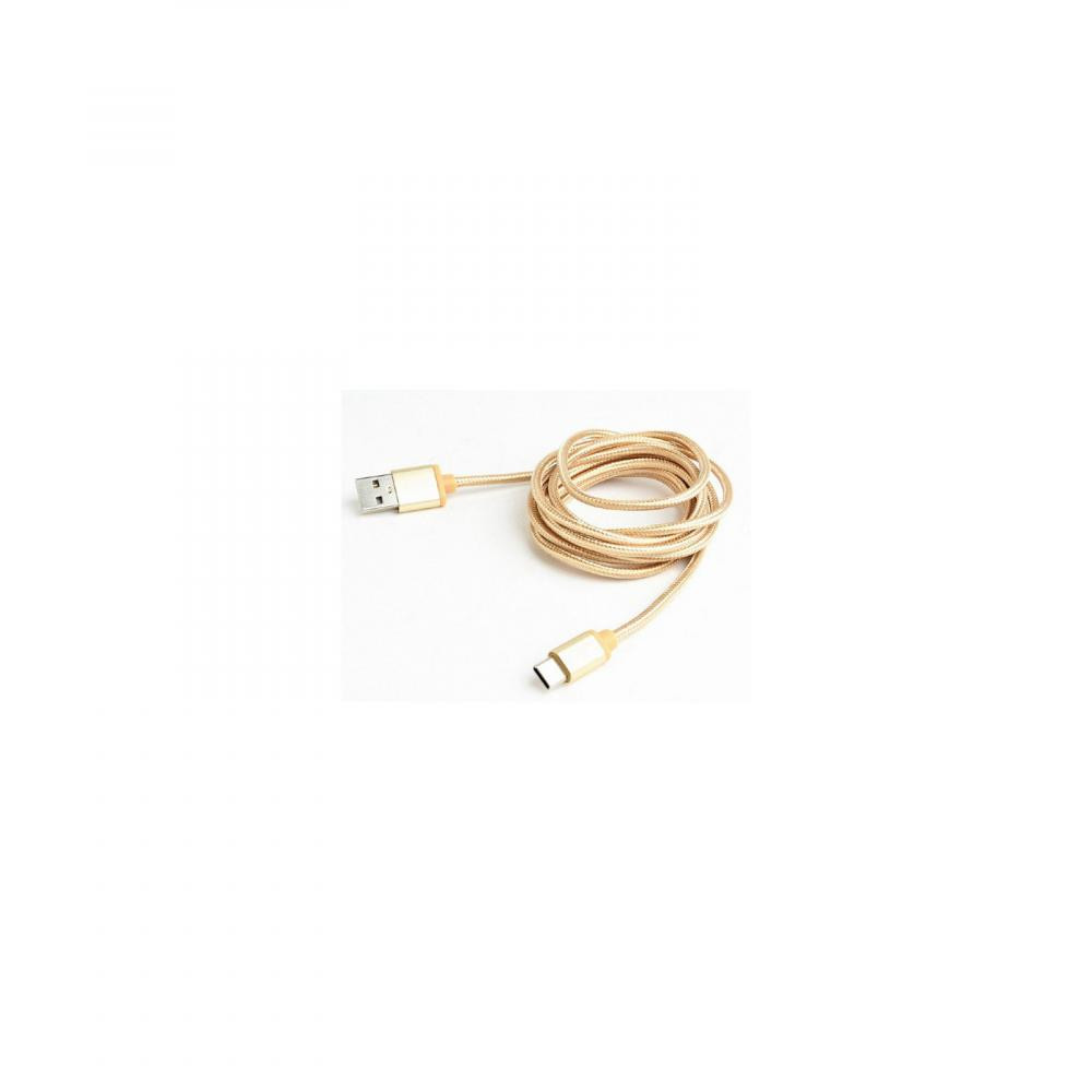 Cablexpert USB For Type-C 1,8M Gold (CCB-mUSB2B-AMCM-6-G) - зображення 1