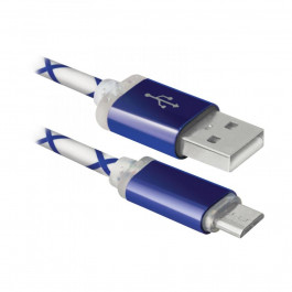   Defender USB08-03LT USB(AM)-MicroBM BlueLED backlight (87555)