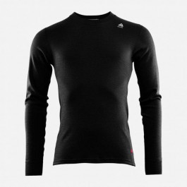   Aclima Термолонгслів чоловічий спортивний демісезонний вовняний  WarmWool Crew Neck Man S Black (7034041001