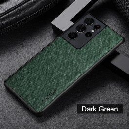   AIORIA Cross Pattern Case для Samsung Galaxy S21 Ultra Green