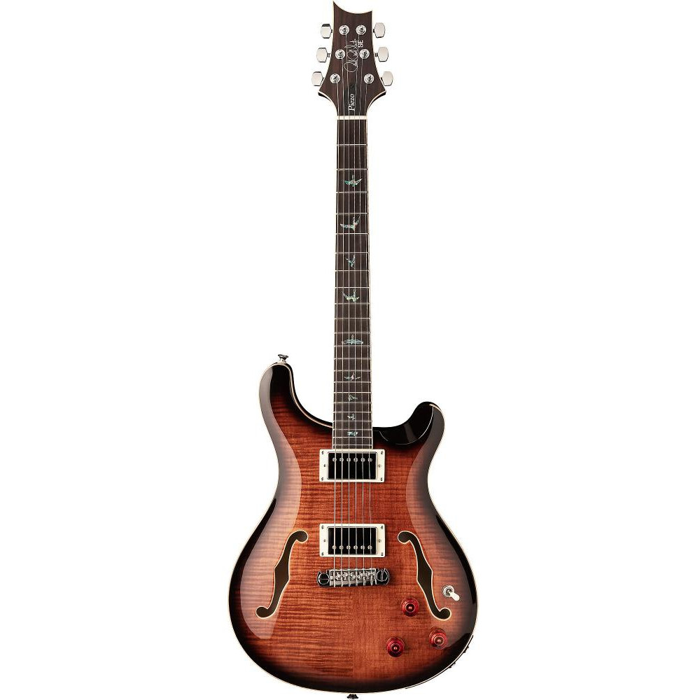 PRS SE Hollowbody II Piezo Black Gold Burst (SEHPEMBBG) - зображення 1