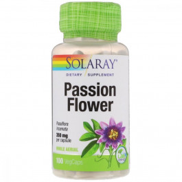   Solaray Пассифлора, Passion Flower, Solaray, 100 капсул