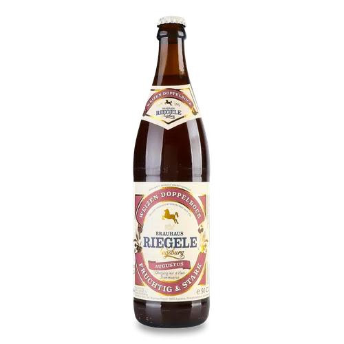 Riegele Пиво  Weizen Doppelbock, світле, 8%, 0,5 л (751953) (4026900101148) - зображення 1