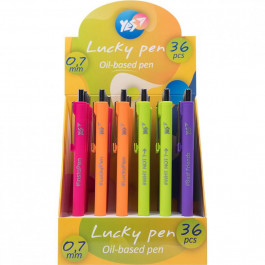   YES Ручка шариковая  Lucky Pen цвет в ассортименте 411967