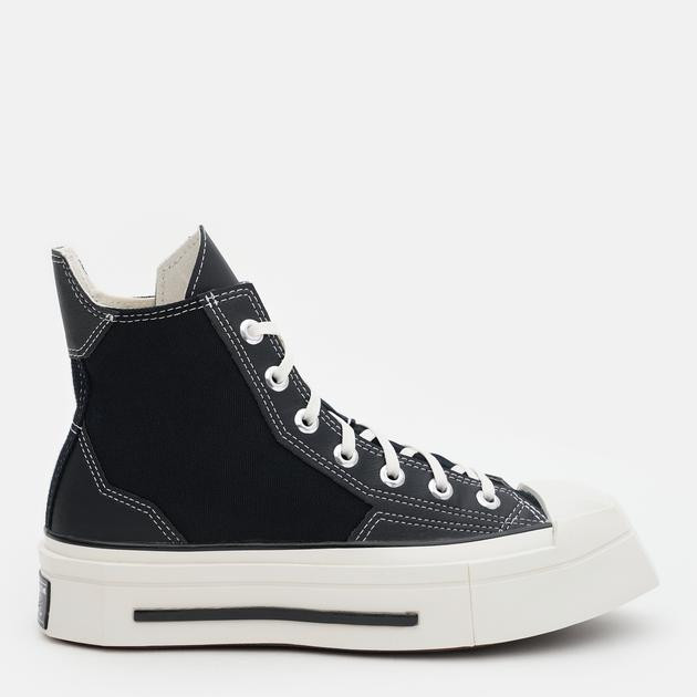 Converse Жіночі кеди високі  Chuck 70 De Luxe Squared Hi A06435C-001 39.5 (6.5US) 25 см Чорні (194434653847) - зображення 1