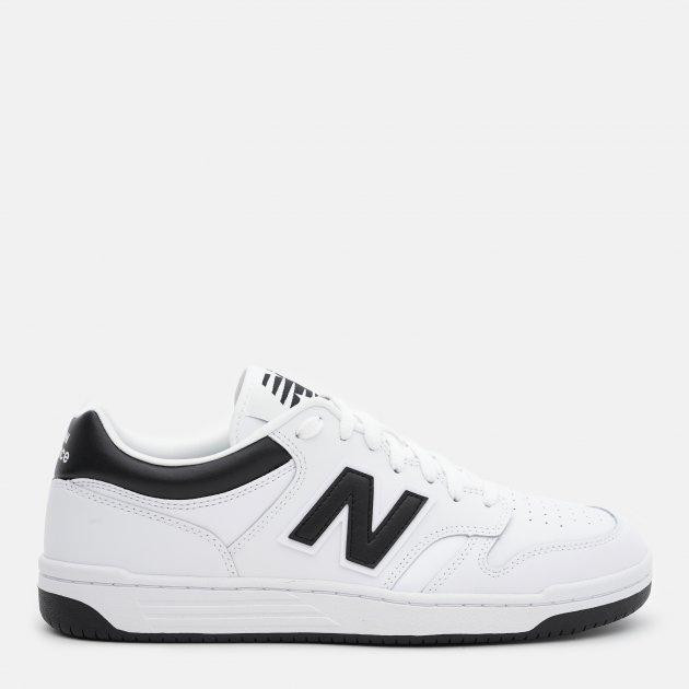 New Balance Чоловічі кеди низькі  480 BB480LBK 42 (8.5US) 26.5 см Білий/Чорний (197375683706) - зображення 1